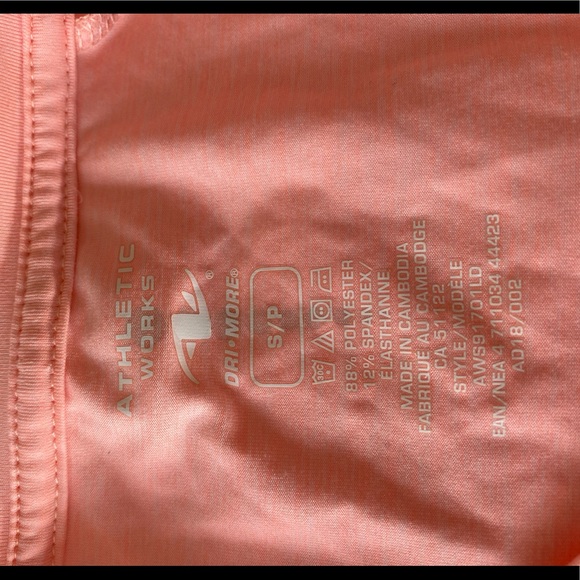 Pink Long Sleeve Workout Top - Picture 4 of 4